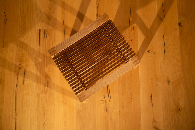 Designer Hocker Massivholz